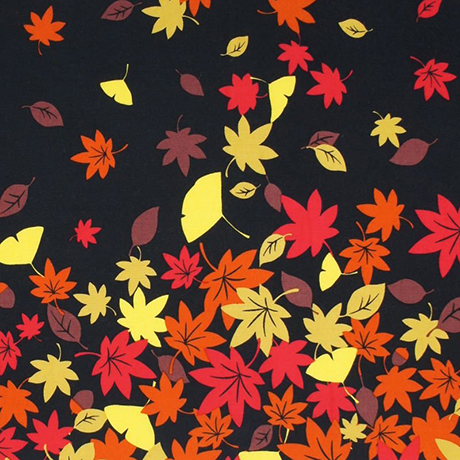 手ぬぐい総柄90㎝ 「秋の色合い」
