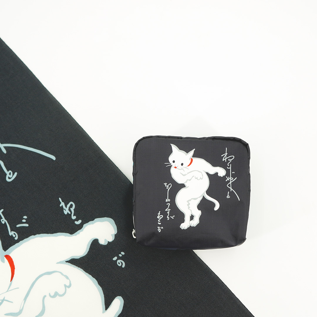 ねこダンス・思案中ポーチ